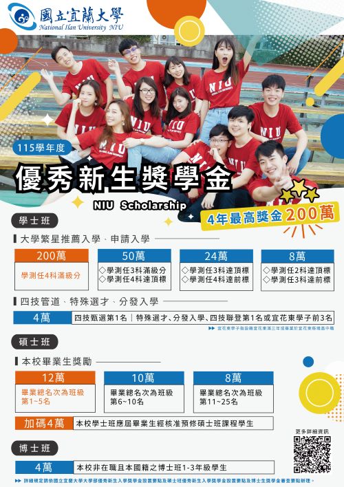 115學年招生獎勵